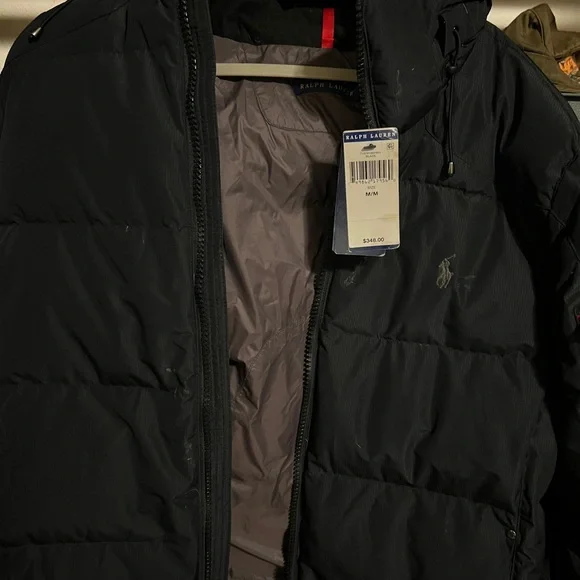 Ralph Lauren Black Puffer Jacket for Men